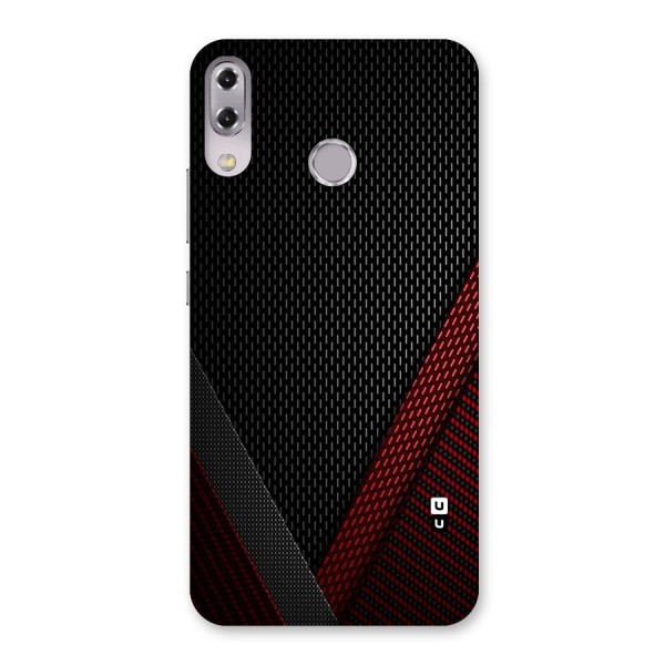Classy Black Red Design Back Case for Zenfone 5Z