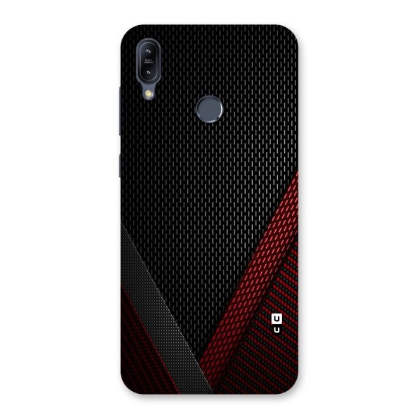 Classy Black Red Design Back Case for Zenfone Max M2