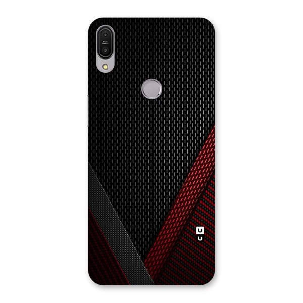 Classy Black Red Design Back Case for Zenfone Max Pro M1
