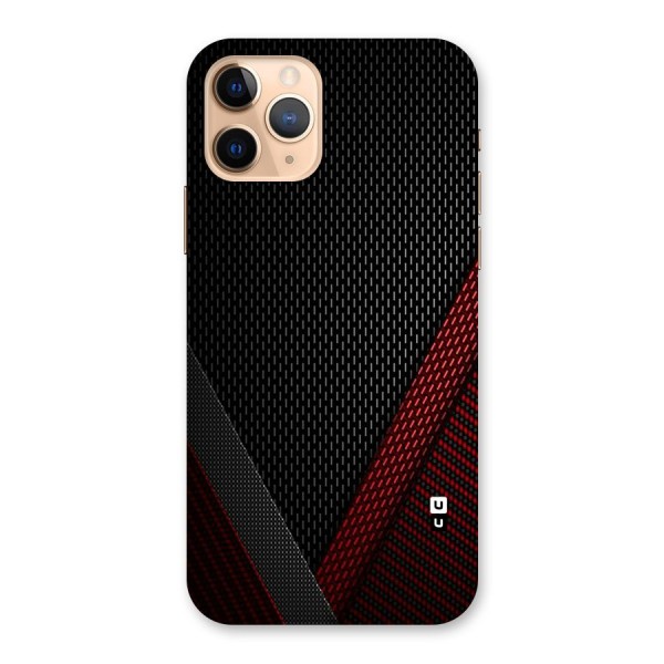 Classy Black Red Design Back Case for iPhone 11 Pro
