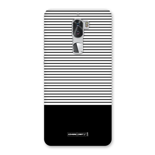 Classy Black Stripes Back Case for Coolpad Cool 1