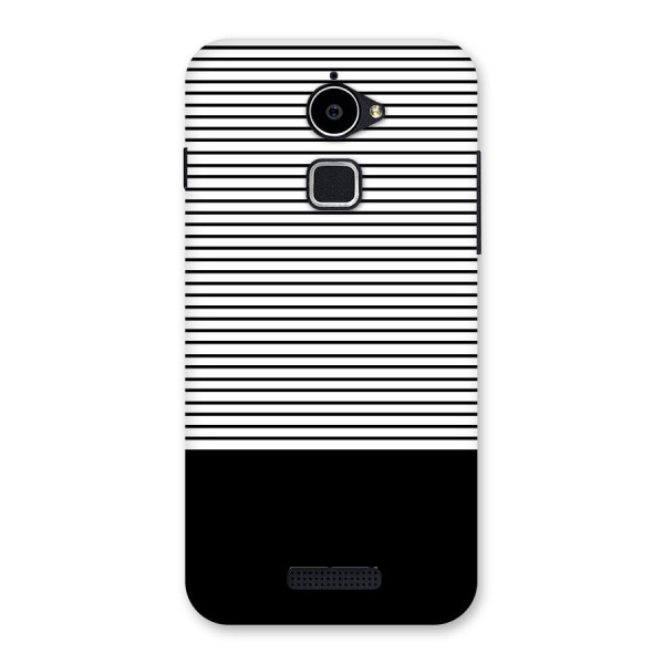 Classy Black Stripes Back Case for Coolpad Note 3 Lite