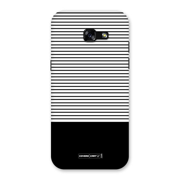 Classy Black Stripes Back Case for Galaxy A5 2017