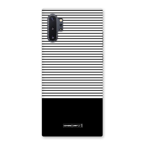 Classy Black Stripes Back Case for Galaxy Note 10 Plus