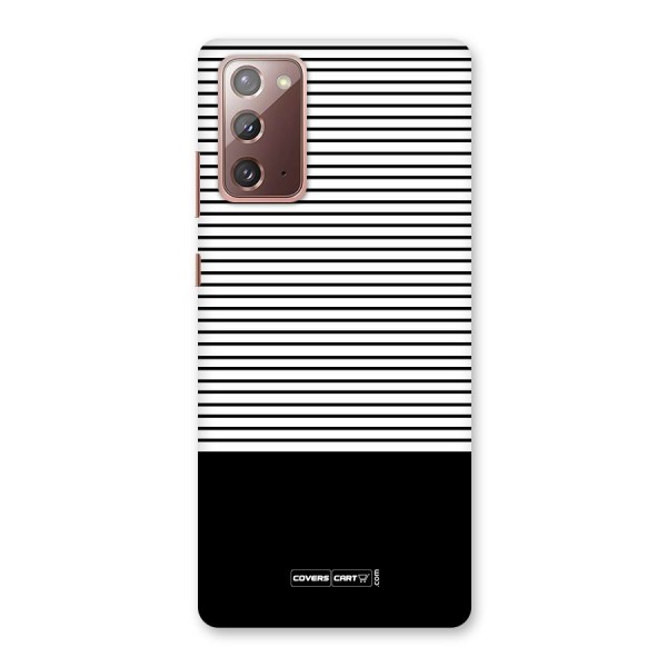 Classy Black Stripes Back Case for Galaxy Note 20