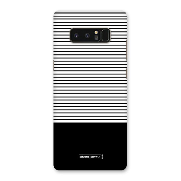 Classy Black Stripes Back Case for Galaxy Note 8
