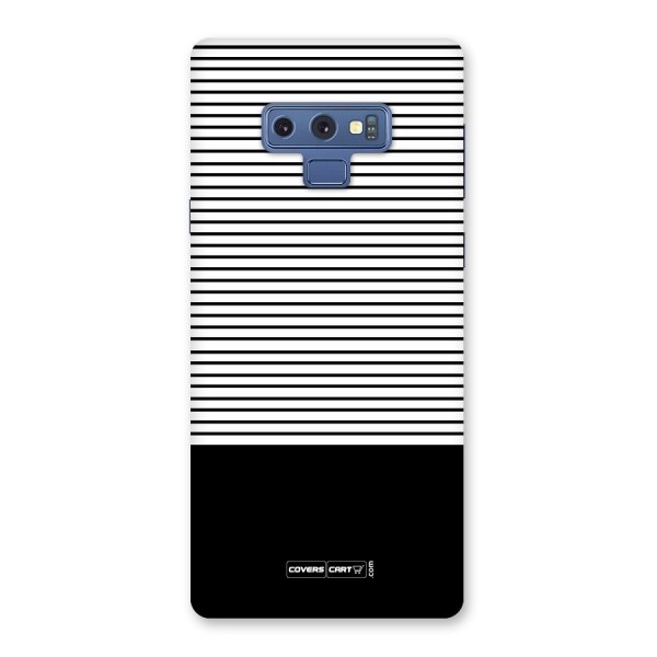 Classy Black Stripes Back Case for Galaxy Note 9