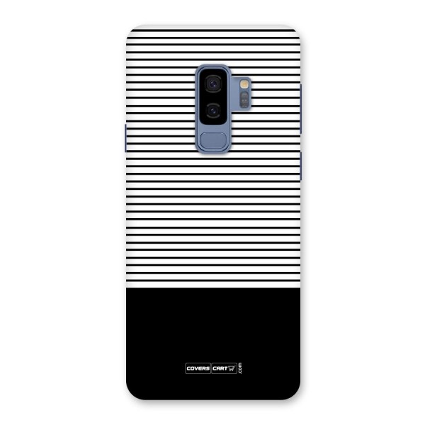 Classy Black Stripes Back Case for Galaxy S9 Plus