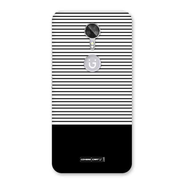 Classy Black Stripes Back Case for Gionee A1