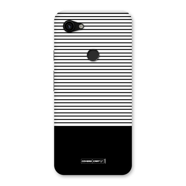 Classy Black Stripes Back Case for Google Pixel 3a XL