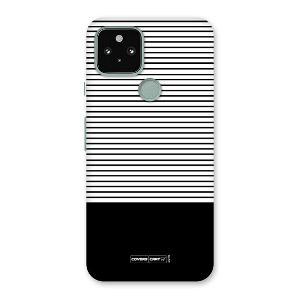 Classy Black Stripes Back Case for Google Pixel 5