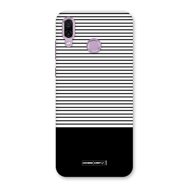 Classy Black Stripes Back Case for Honor Play