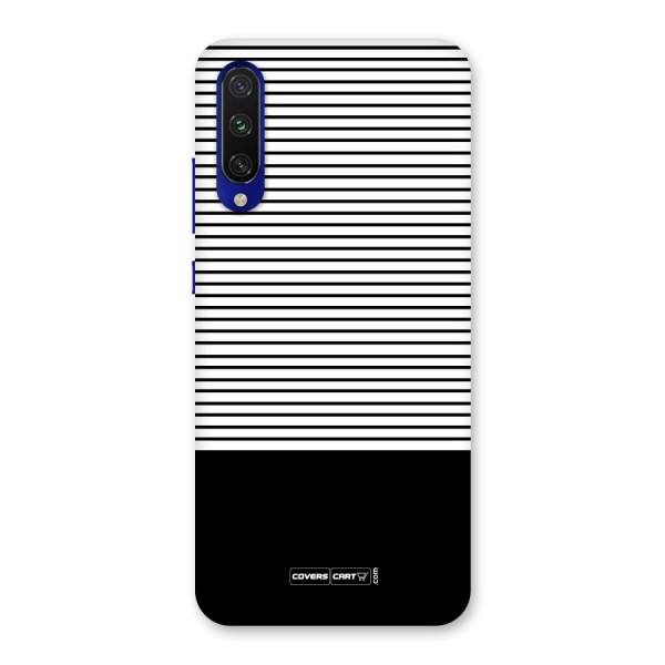 Classy Black Stripes Back Case for Mi A3