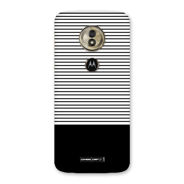 Classy Black Stripes Back Case for Moto G6 Play