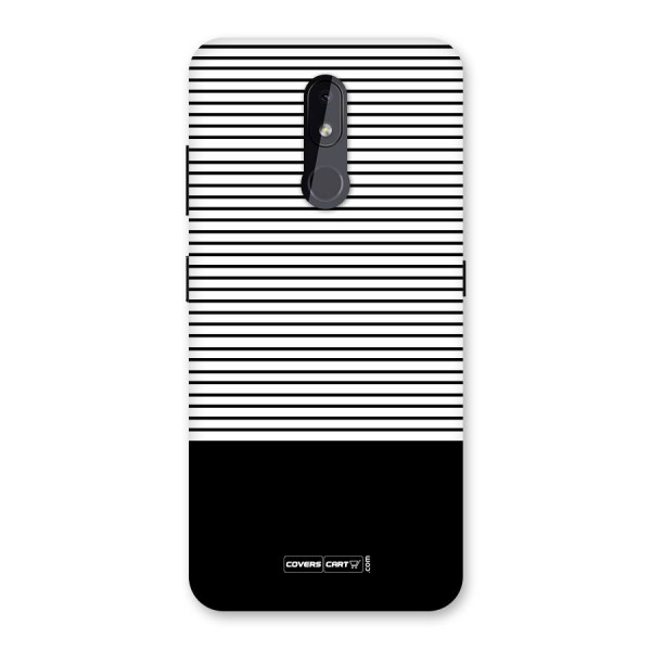 Classy Black Stripes Back Case for Nokia 3.2