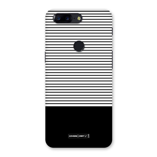 Classy Black Stripes Back Case for OnePlus 5T