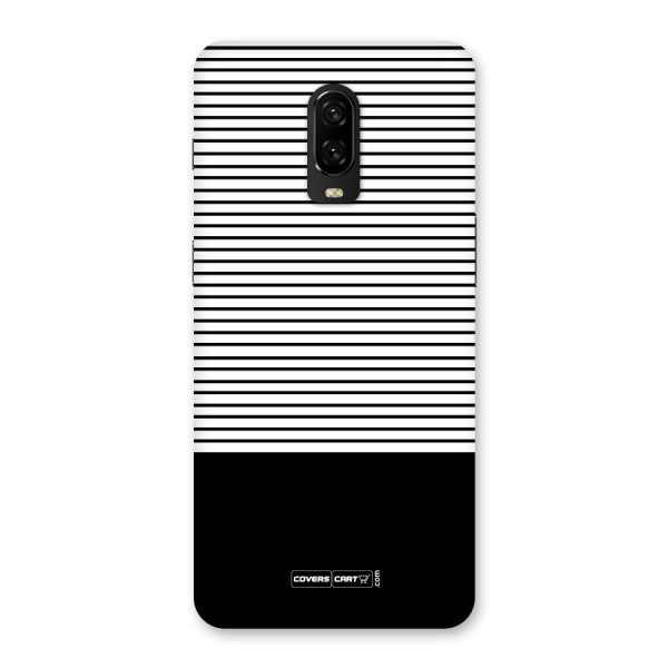 Classy Black Stripes Back Case for OnePlus 6T