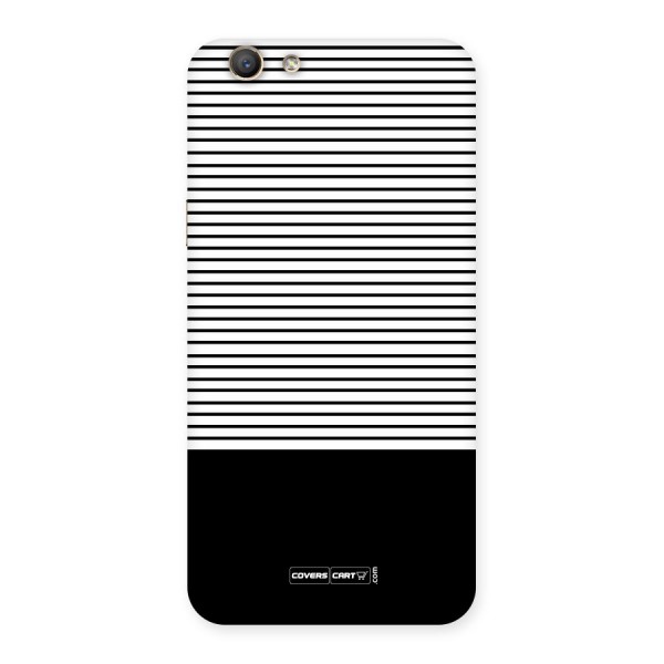 Classy Black Stripes Back Case for Oppo A59