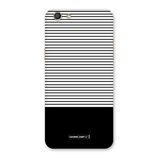 Classy Black Stripes Back Case for Oppo F3