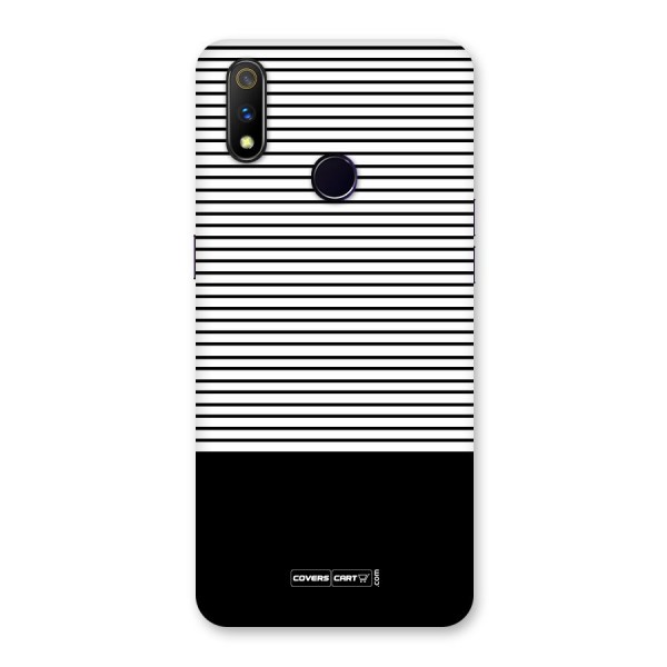 Classy Black Stripes Back Case for Realme 3 Pro