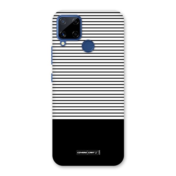 Classy Black Stripes Back Case for Realme C12