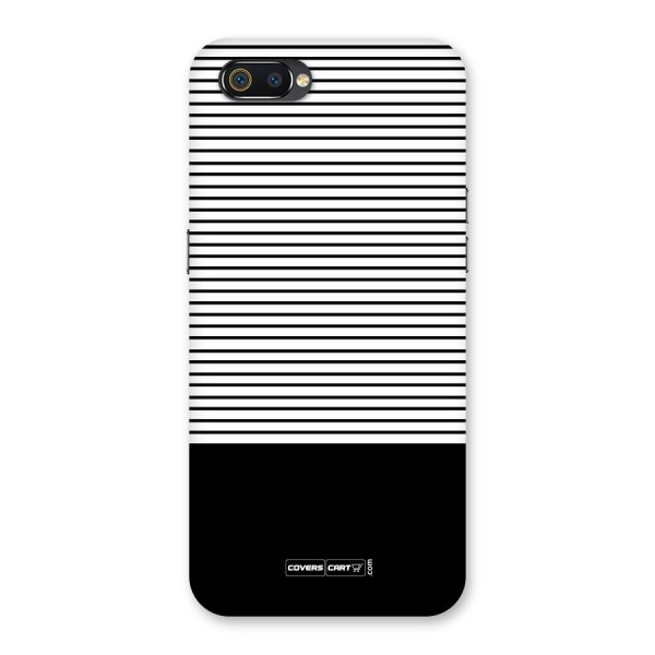 Classy Black Stripes Back Case for Realme C2