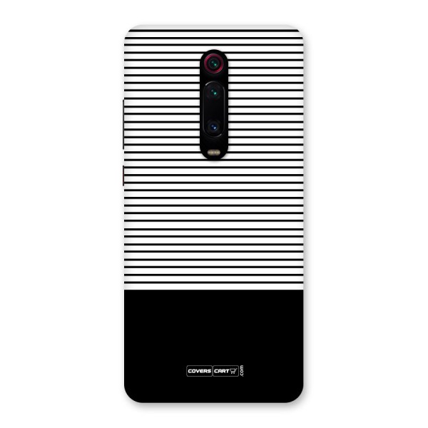 Classy Black Stripes Back Case for Redmi K20 Pro