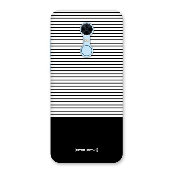 Classy Black Stripes Back Case for Redmi Note 5