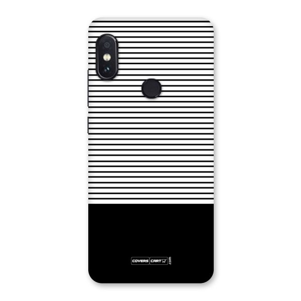 Classy Black Stripes Back Case for Redmi Note 5 Pro