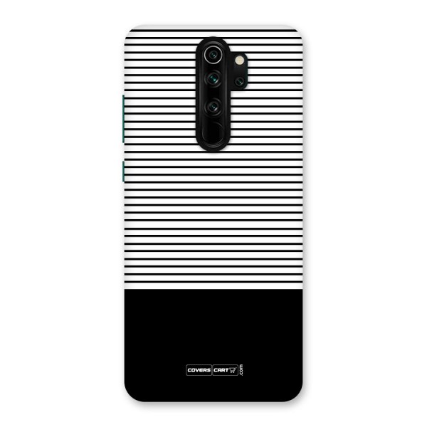 Classy Black Stripes Back Case for Redmi Note 8 Pro