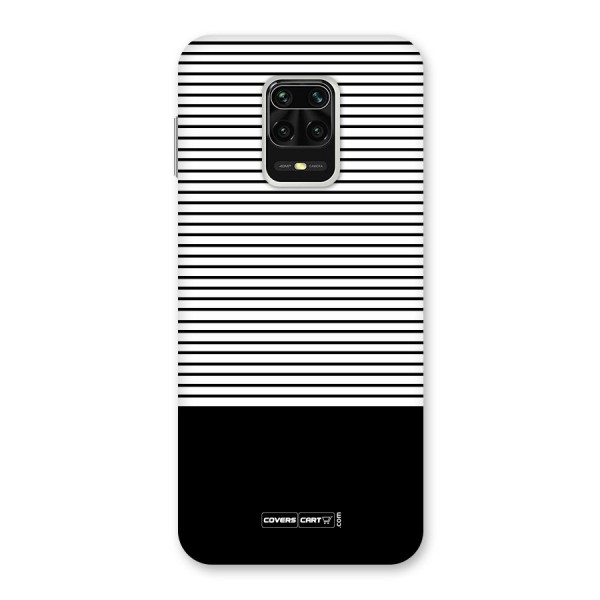 Classy Black Stripes Back Case for Redmi Note 9 Pro