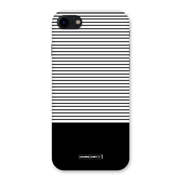 Classy Black Stripes Back Case for iPhone SE 2020