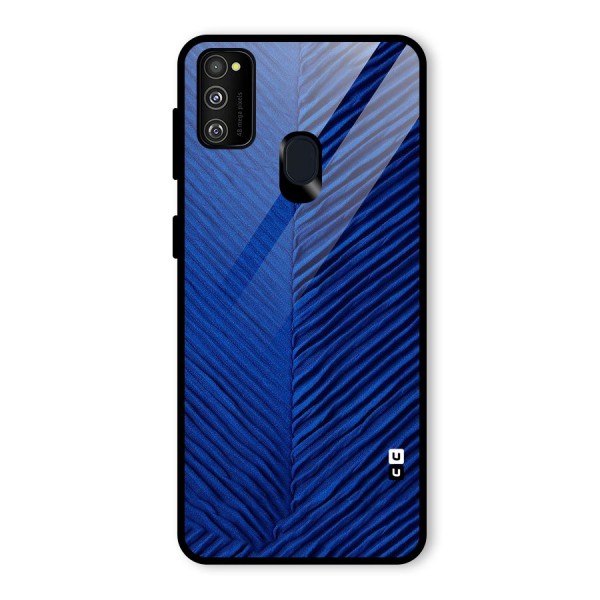 Classy Blues Glass Back Case for Galaxy M21