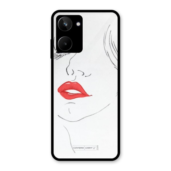 Classy Girl Glass Back Case for Realme 10