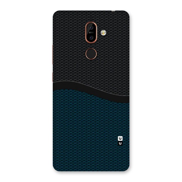 Classy Rugged Bicolor Back Case for Nokia 7 Plus
