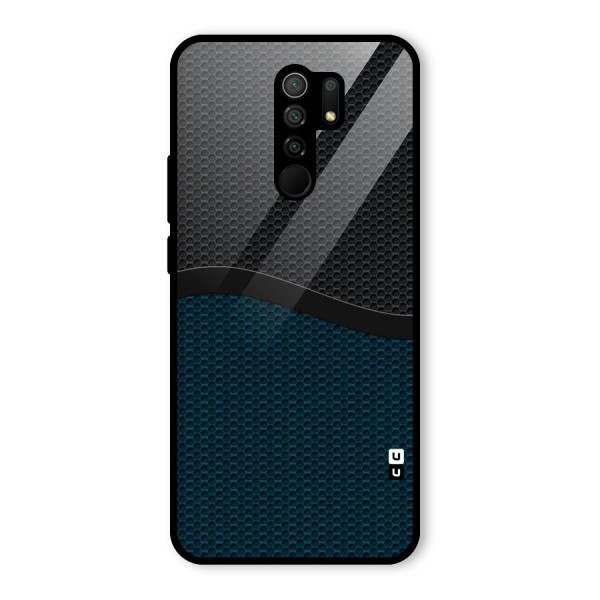 Classy Rugged Bicolor Glass Back Case for Poco M2