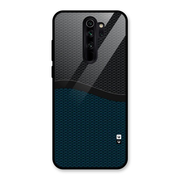 Classy Rugged Bicolor Glass Back Case for Redmi Note 8 Pro