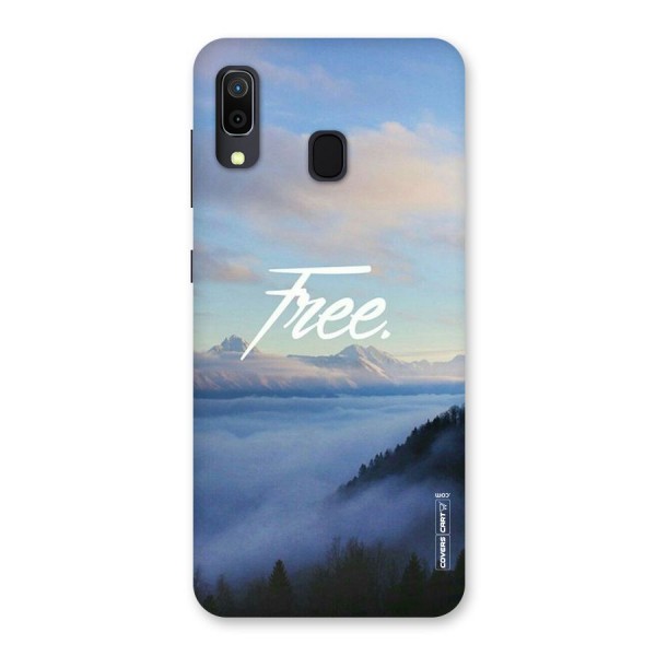 Cloudy Free Back Case for Galaxy A20