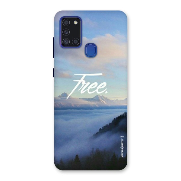 Cloudy Free Back Case for Galaxy A21s