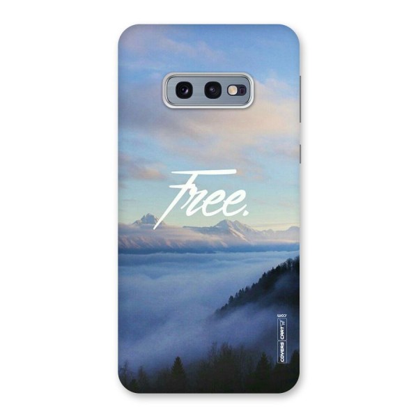 Cloudy Free Back Case for Galaxy S10e