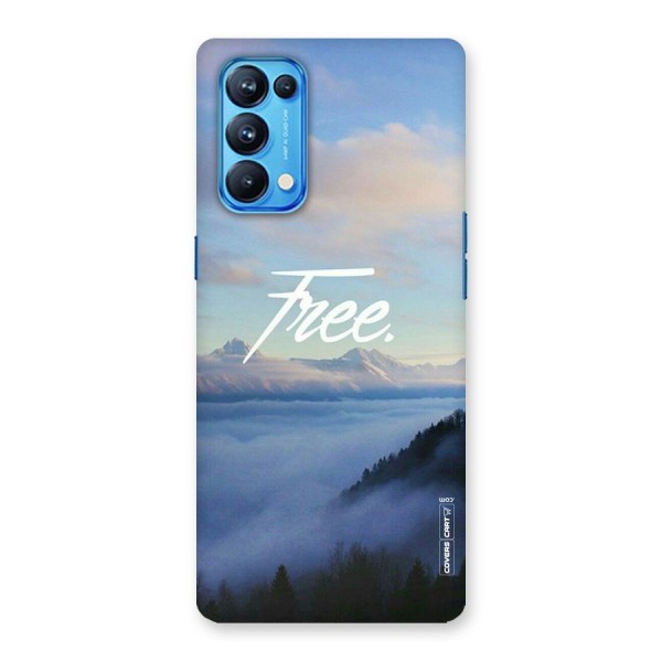 Cloudy Free Back Case for Oppo Reno5 Pro 5G