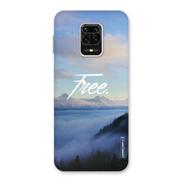 Cloudy Free Back Case for Redmi Note 9 Pro
