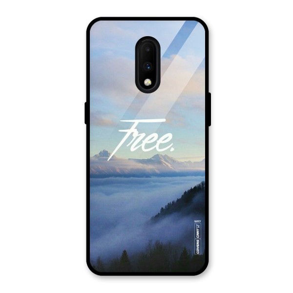 Cloudy Free Glass Back Case for OnePlus 7