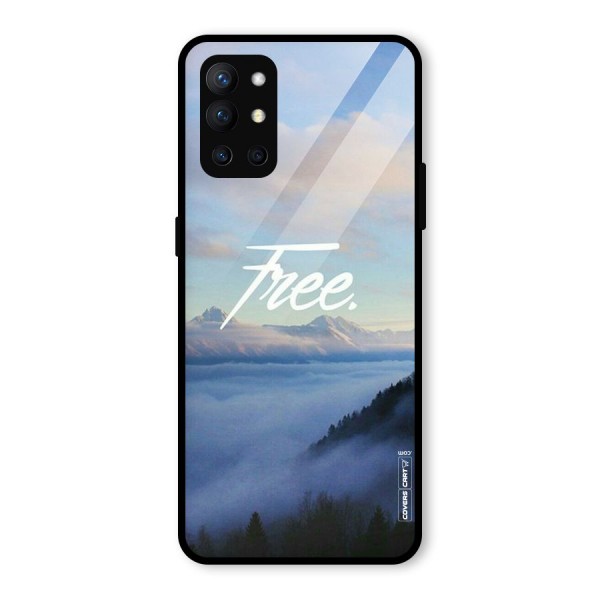 Cloudy Free Glass Back Case for OnePlus 9R