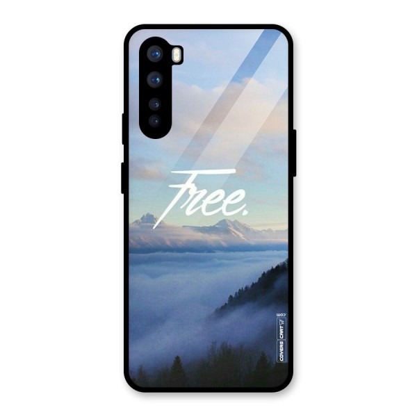 Cloudy Free Glass Back Case for OnePlus Nord