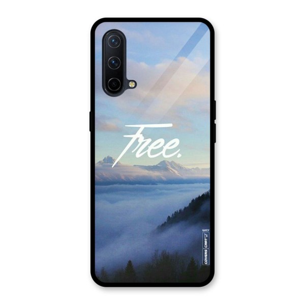Cloudy Free Glass Back Case for OnePlus Nord CE 5G