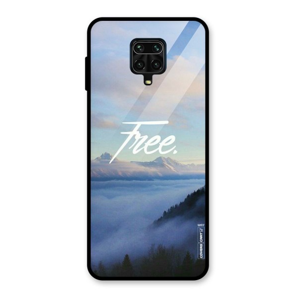 Cloudy Free Glass Back Case for Poco M2 Pro