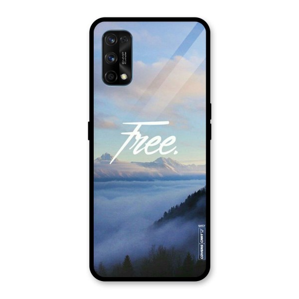 Cloudy Free Glass Back Case for Realme 7 Pro