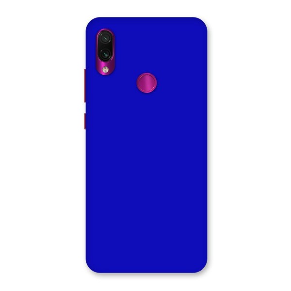 Cobalt Blue Back Case for Redmi Note 7 Pro