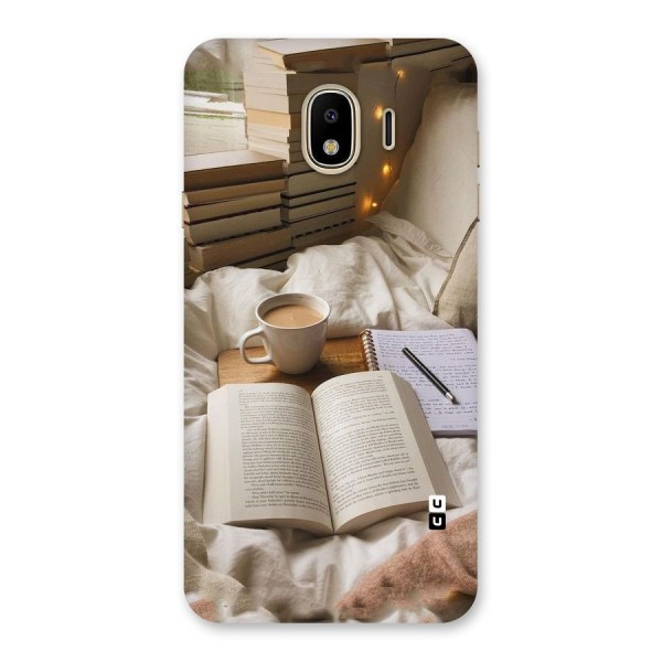 Coffee And Books Back Case for Galaxy J4